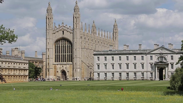 国王学院，剑桥，英国，欧洲，剑桥郡视频素材