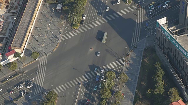 实时高清捕捉上海城市景观视频素材