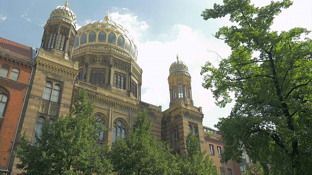 新柏林synagogue,潘视频素材