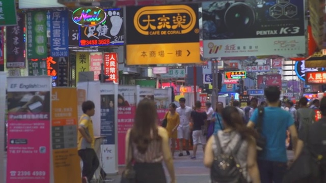 HD Time Lapse香港地铁视频素材