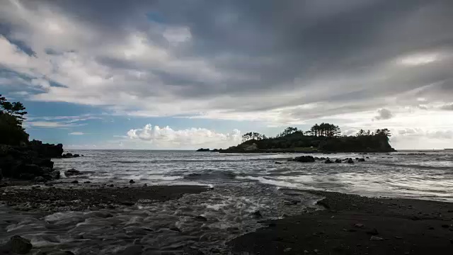 西园岛海景与地平线视频素材