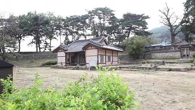 Maeng Sa-seong House of Maeng Sa-seong的出生地(韩国历史广场109)视频素材