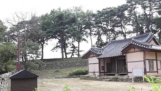 Maeng Sa-seong House of Maeng Sa-seong的出生地(韩国历史广场109)视频素材