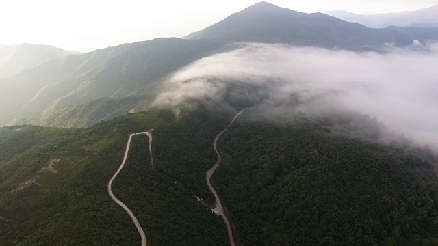 大句岭的云景观(旅游景点)视频素材