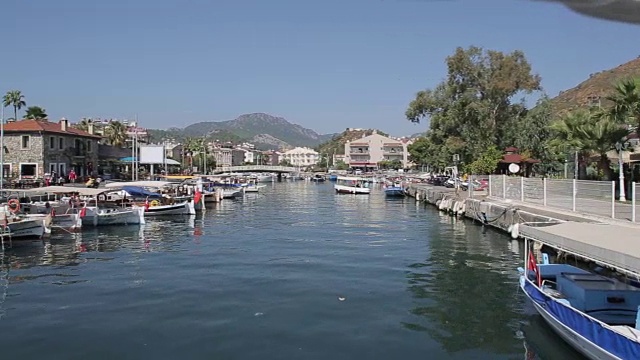 Marina Boats，马尔马里斯，安纳托利亚，土耳其视频素材