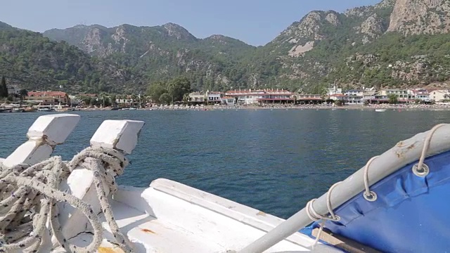 从Icmeler到Turunc, Marmaris, Anatolia，土耳其视频素材