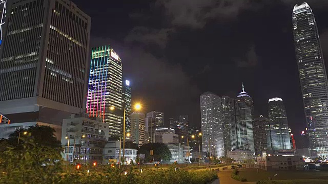 香港的夜晚视频素材