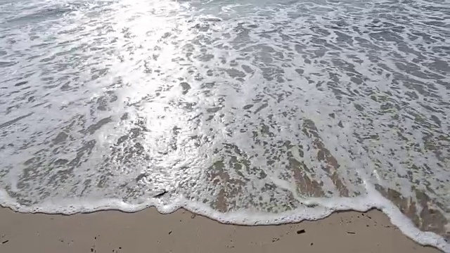 在巴亚尔塔港的海滩场景，哈利斯科，巴亚尔塔港，墨西哥，北美视频素材