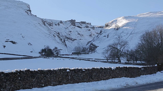 Whiniest Pass, Hope Valley near Castleton, Peak District National Park，英国，德比郡视频素材