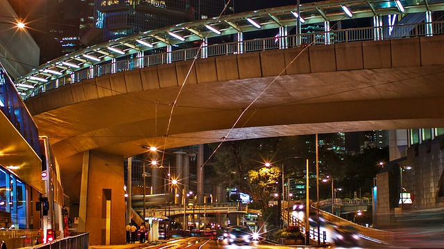 香港的夜晚视频素材