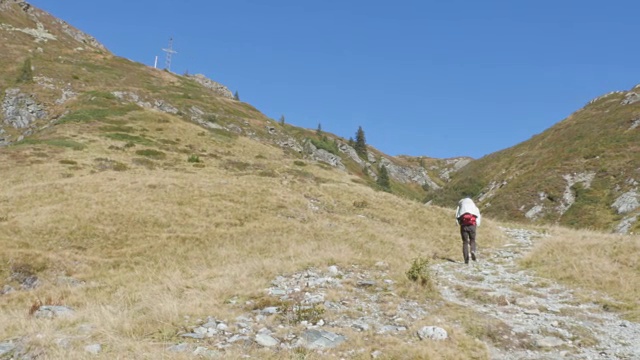 阿尔卑斯山徒步旅行视频下载