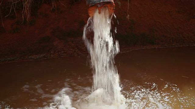 污水管视频素材