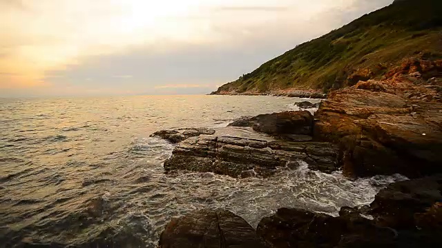 泰国罗永岛美丽的夏日海洋视频素材