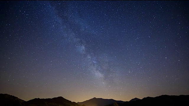 正木里银河夜景视频素材