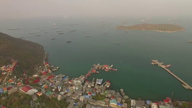 泰国四川岛鸟瞰图视频素材