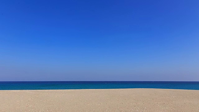 东海海景，壮观的天空和水面上的地平线视频素材