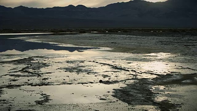 死亡谷的死水视频素材