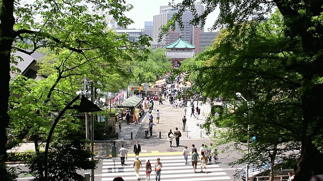 日本京都的行人景观视频素材