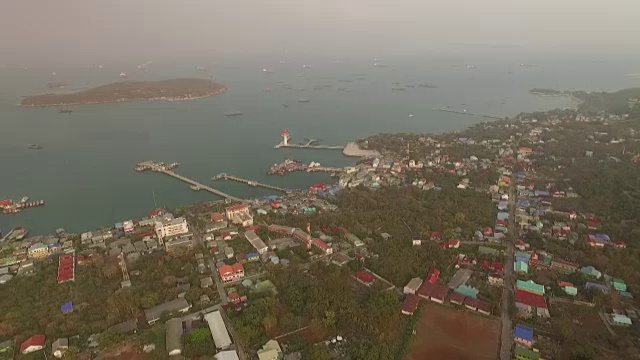 泰国四川岛鸟瞰图视频素材