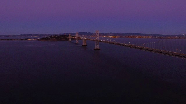 海湾大桥夜景视频素材