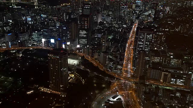 东京的夜景视频素材