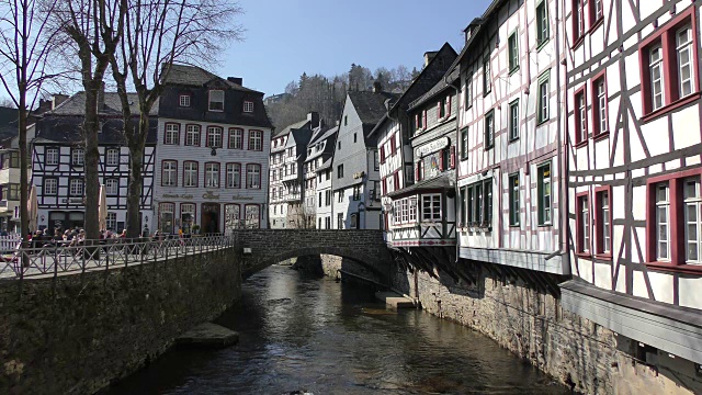 Monschau、德国视频素材