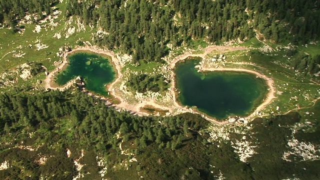 高清:高山湖泊视频素材