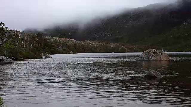 天然泻湖，塔斯马尼亚塔恩大陆架，菲尔德山国家公园视频素材