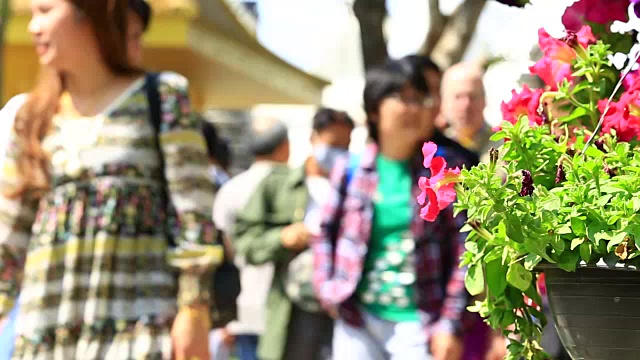 城市步行交通视频素材