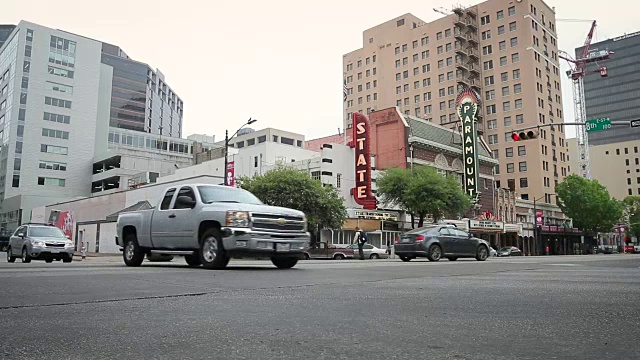 奥斯汀德克萨斯街景1宽视频素材