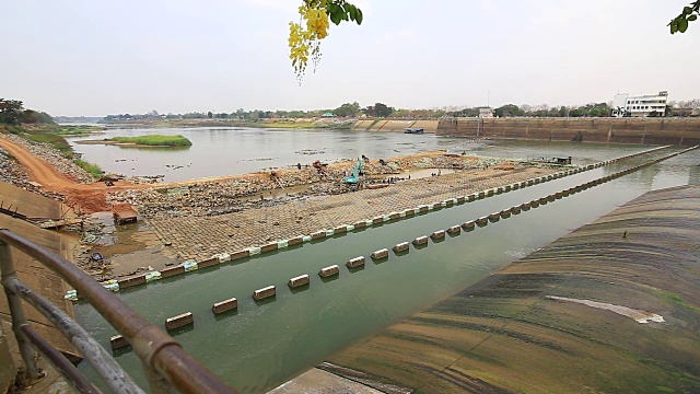 水电大坝视频素材