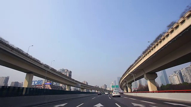 城市公路交通视频素材