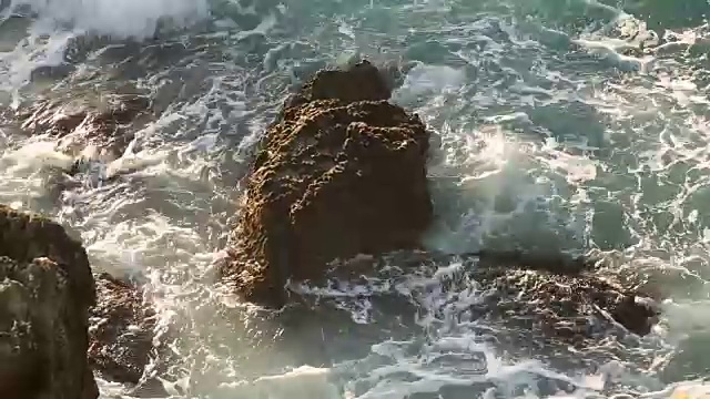 从大苏尔在太平洋海岸高速公路上的风景。视频素材