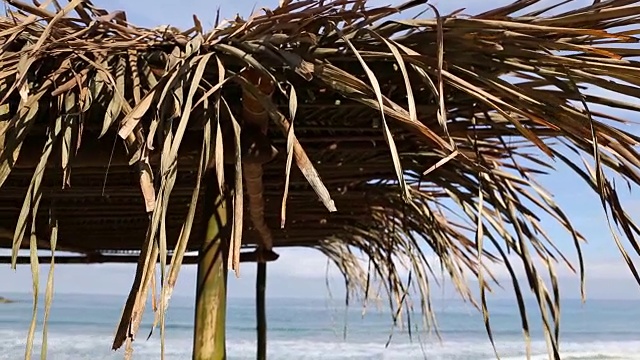 海滩小屋/露台在Puerto Vallarta，墨西哥。视频素材