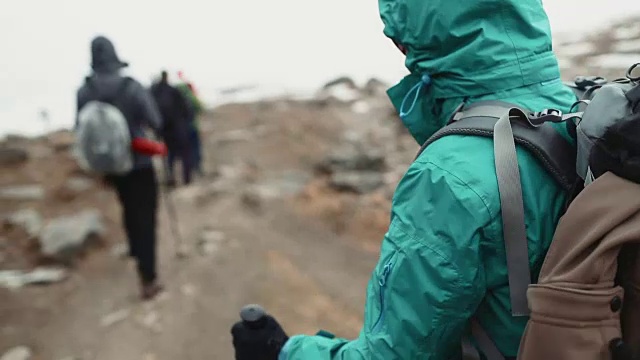 喜马拉雅山徒步旅行视频素材