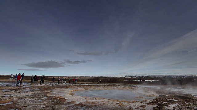 Strokkur，间歇泉，冰岛视频素材