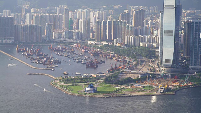 香港维多利亚港视频素材