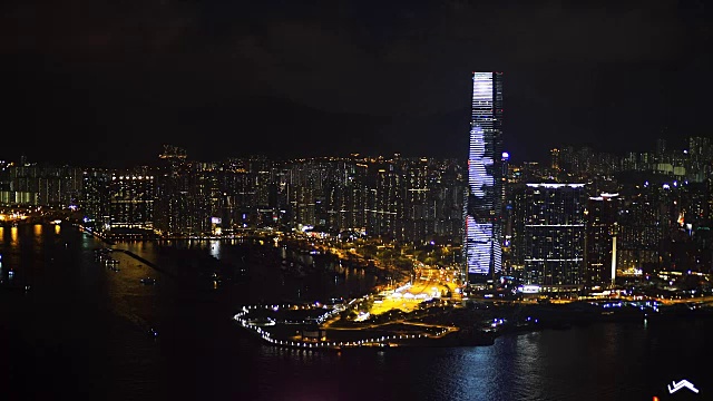 香港的夜晚视频素材