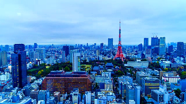 时光流逝:日本东京视频素材