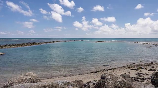 时光流逝-热带海滩全景(摇摄)视频下载