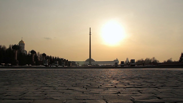 莫斯科胜利公园(Park Pobedy)视频素材