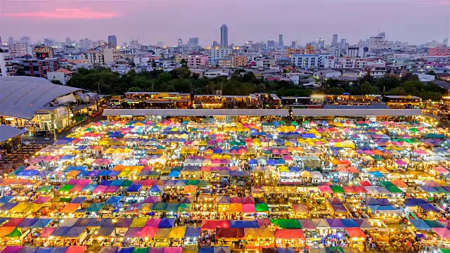 夜市训练二手市场视频素材