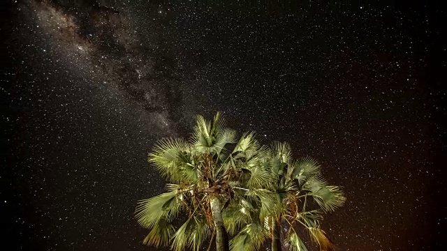 星星夜空延时视频素材