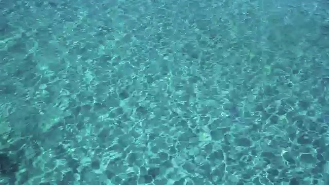 蓝色的海水视频素材