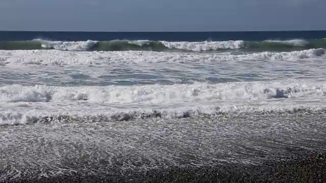 太平洋波浪集视频素材