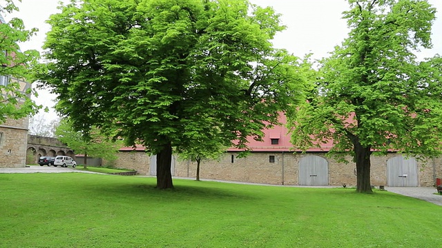 Rothenburg ob der Tauber，皇家节日大厅(Hegereiterhaus)视频素材