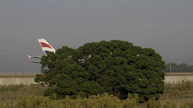 维珍航空787着陆视频素材