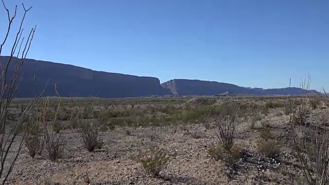 德州大本德圣埃琳娜峡谷变焦峡谷视图视频素材