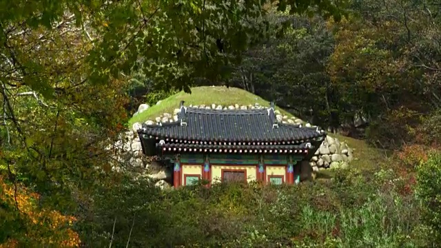 Bulguksa temple(联合国教科文组织世界遗产)视频素材