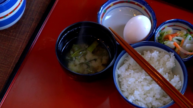 日本料理，那部素喜烧视频素材